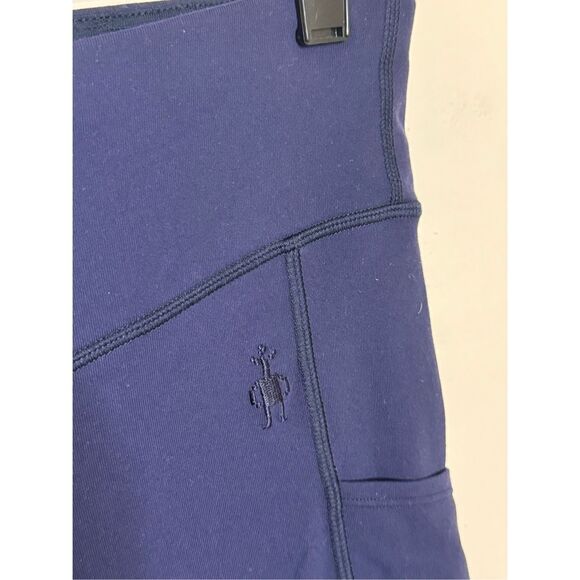 SMARTWOOL Merino Sport Moto Leggings Deep Navy M - Picture 5 of 8